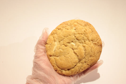 Irresistible White Chocolate Chip NYC - Style Cookie